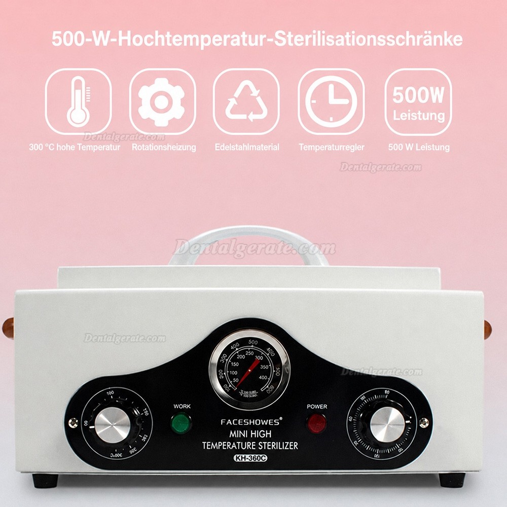NOVA&reg; FMX-7-5 Zahnheilkunde-Trockenhitze-Sterilisator Medizinische Tierarzt-T&auml;towierung mit Temperaturregelung / Display
